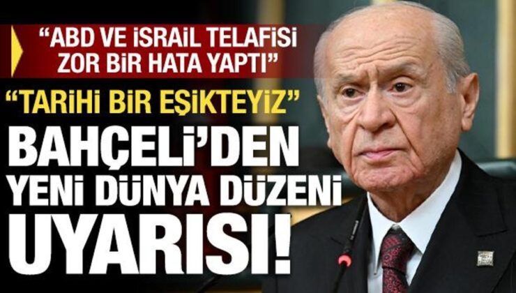 Devlet Bahçeli: Trump yönetimi gerçekle yüzleşecek!
