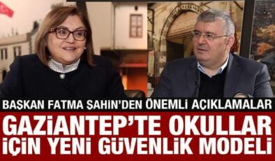 Gaziantep Büyükşehir Belediye Başkanı Fatma Şahin’den önemli açıklamalar