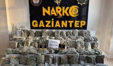 Gaziantep’te dev uyuşturucu operasyonu: Tırın dorsesindeki zuladan kilolarca zehir çıktı!