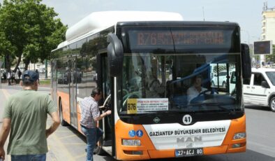 Gaziantep’te 23 Nisan’da toplu taşıma ücretsiz olacak