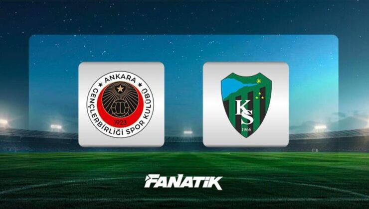 Gençlerbirliği-Kocaelispor maçı ne zaman, saat kaçta, hangi kanalda canlı yayınlanacak?