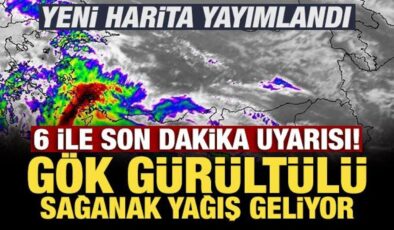 Gök gürültülü sağanak yağış geliyor: Meteoroloji’den 6 ile son dakika uyarısı!