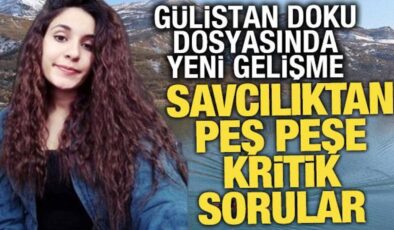 Gülistan Doku dosyasında yeni gelişme: Eski vali Sonel’e 78 soruluk sorgu