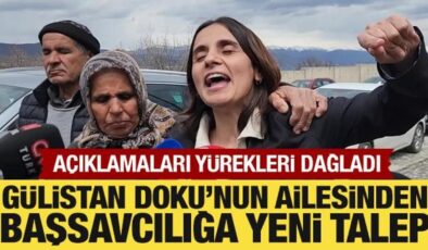 Gülistan Doku’nun ailesi Tuncay Sonel’in eşi için dilekçe verdi