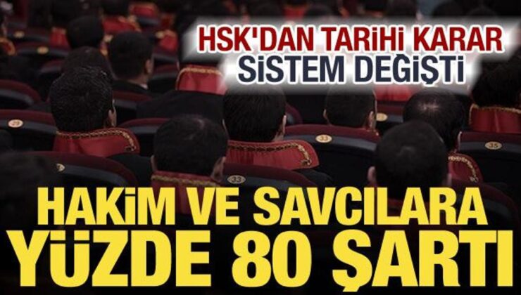 HSK’dan tarihi karar! Hakim ve savcılara terfide yüzde 80 şartı getirildi