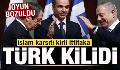 İslam karşıtı kirli ittifaka Türk kilidi! Yunanistan, İsrail ve Rumların oyunu bozuldu