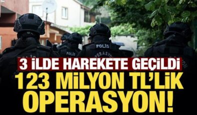 İstanbul merkezli 3 ilde eş zamanlı operasyon! 11 şüpheli yakalandı