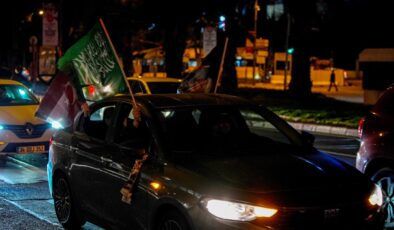 İstanbul’da Gazze’ye destek için araç konvoyu oluşturuldu