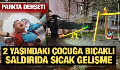 İzmir’de parkta 2 yaşındaki çocuğa bıçakla saldıran şüpheli tutuklandı
