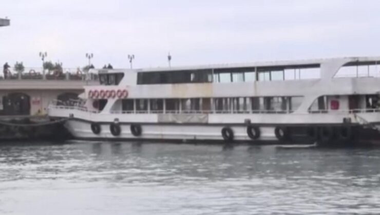 Kadıköy’de yolcu teknesinde yangın çıktı!