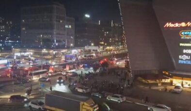 Kağıthane’de alışveriş merkezinde yangın!