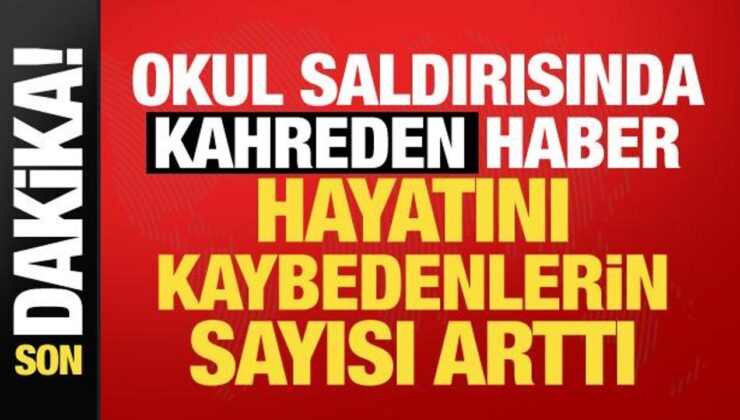 Kahramanmaraş’ta okulda silahlı saldırı: 10 ölü, 12 yaralı! Saldırgan 5 silahla gelmiş