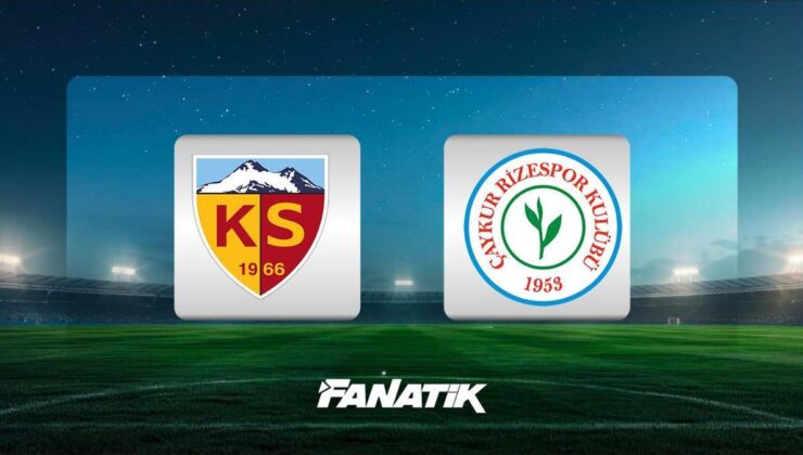 Kayserispor – Rizespor maçı ne zaman, saat kaçta hangi kanalda? (Süper Lig 31. hafta maçı)