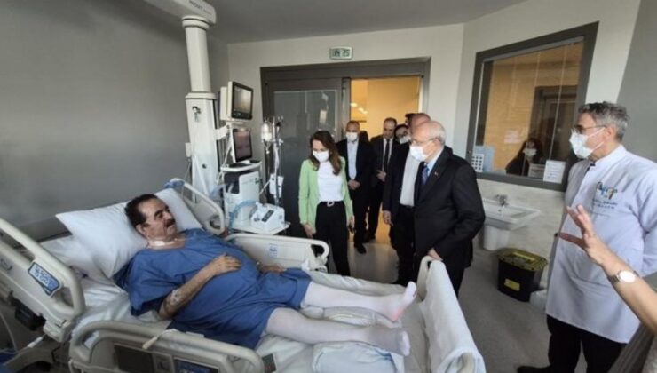 Kılıçdaroğlu, İbrahim Tatlıses’i hastanede ziyaret etti