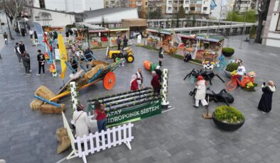 Konya Büyükşehir’in Tarım Haftasına özel hazırladığı stantlar ilgi görüyor