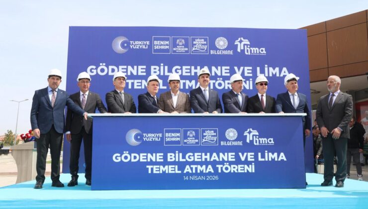 Konya Büyükşehir’in Gödene’ye kazandıracağı Bilgehane ve Lima binasının temeli atıldı