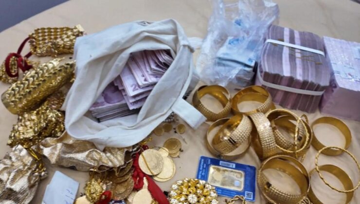 Konya’da şafak operasyonu! Evden servet çıktı