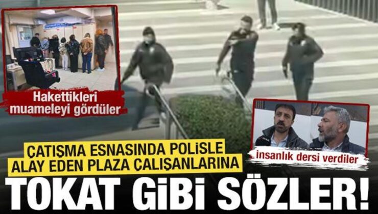 Levent’teki çatışmada polisle alay edenlere servisçilerden insanlık dersi