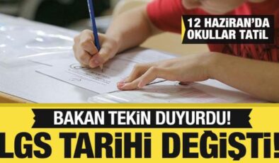 LGS tarihi belli oldu: Bakan Tekin duyurdu!