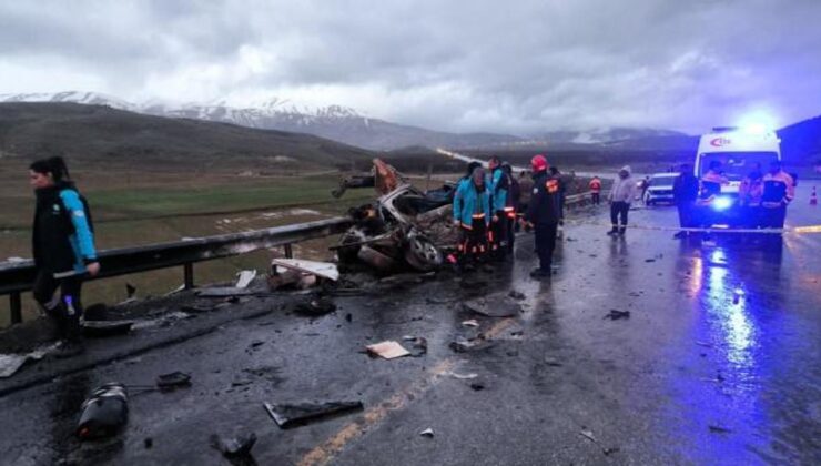 Malatya’da korkunç kaza: 3 kişi öldü!