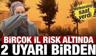 Meteoroloji’den çifte uyarı: Önce toz bulutu, sonra sağanak yağış! Öğleden sonraya dikkat