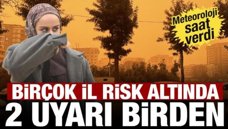 Meteoroloji’den çifte uyarı: Önce toz bulutu, sonra sağanak yağış! Öğleden sonraya dikkat