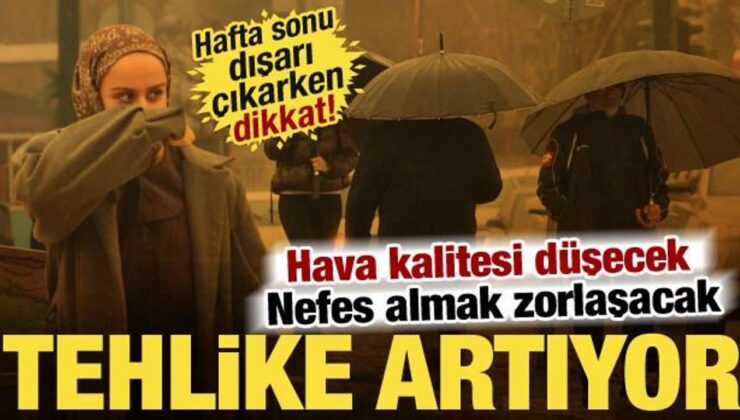 Meteoroloji’den hafta sonu uyarısı: Çöl tozu kaplayacak! 13 ilde sarı alarm