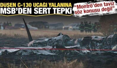 MSB’den C-130 yalanına sert tepki