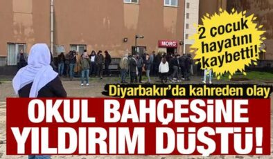Okul bahçesine yıldırım düştü: 2 çocuk öldü, 1’i ağır yaralı!