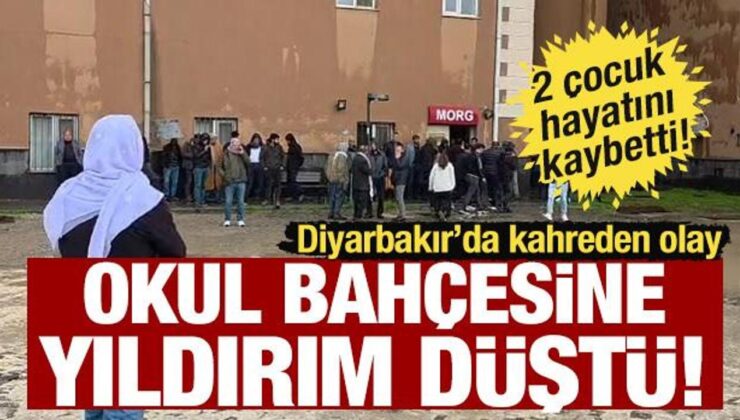 Okul bahçesine yıldırım düştü: 2 çocuk öldü, 1’i ağır yaralı!