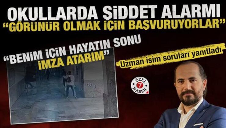 Okullarda şiddet alarmı: “Görünür olmak için şiddete başvuruyorlar’
