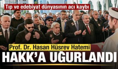 Prof. Dr. Hasan Hüsrev Hatemi, son yolculuğuna uğurlandı
