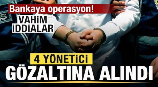 Q Yatırım Bankasına yeni operasyon: 4 yönetici gözaltında