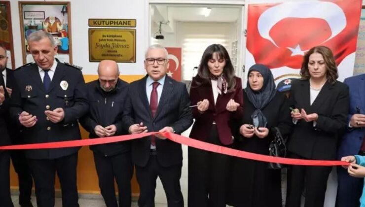 Şehit Polis Memuru Şeyda Yılmaz’ın ismi kütüphaneye verildi