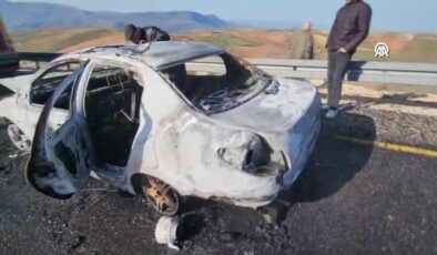 Siirt’te otomobilde çıkan yangın söndürüldü