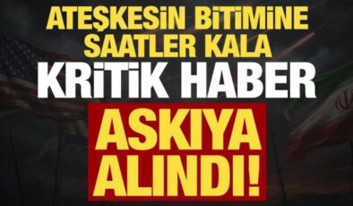 Son dakika: Ateşkesin bitimine saatler kala kritik haber geldi! Askıya alındı…