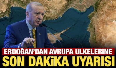 Son Dakika: Erdoğan’dan Avrupa ülkelerine Kıbrıs uyarısı