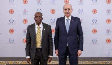 TBMM Başkanı Kurtulmuş, Gana Meclis Başkanı Bagbin ile görüştü