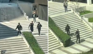 Teröristlerle çatışan polislerle dalga geçmişlerdi! O şahısların çalıştığı firmadan açıklama var