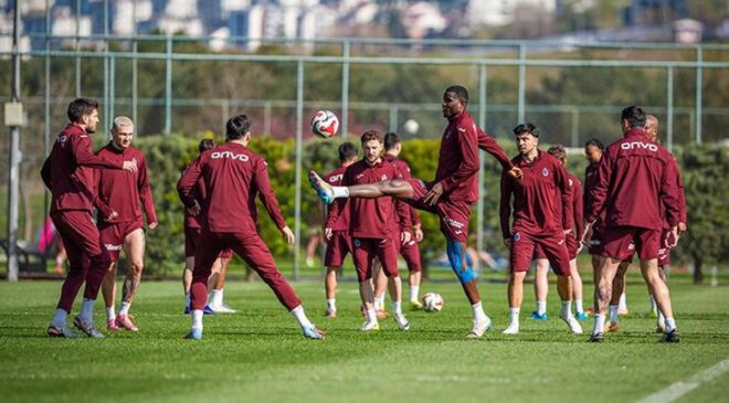 Trabzonspor’da Başakşehir mesaisi devam ediyor