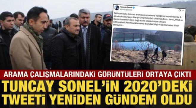 Tuncay Sonel’in 2020’deki paylaşımı ve görüntüleri ortaya çıktı