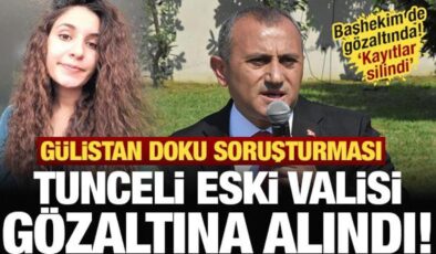 Tunceli eski Valisi Tuncay Sonel gözaltına alındı!