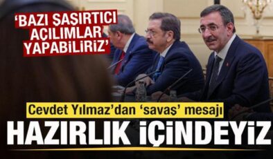 Türkiye’den savaş sonrası hazırlık! Cevdet Yılmaz: Şaşırtıcı açılımlar yapabiliriz