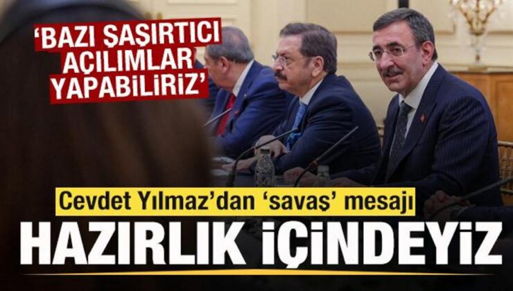 Türkiye’den savaş sonrası hazırlık! Cevdet Yılmaz: Şaşırtıcı açılımlar yapabiliriz