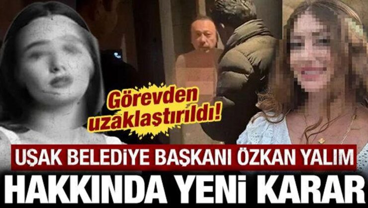 Tutuklanan Uşak Belediye Başkanı Özkan Yalım hakkında karar!