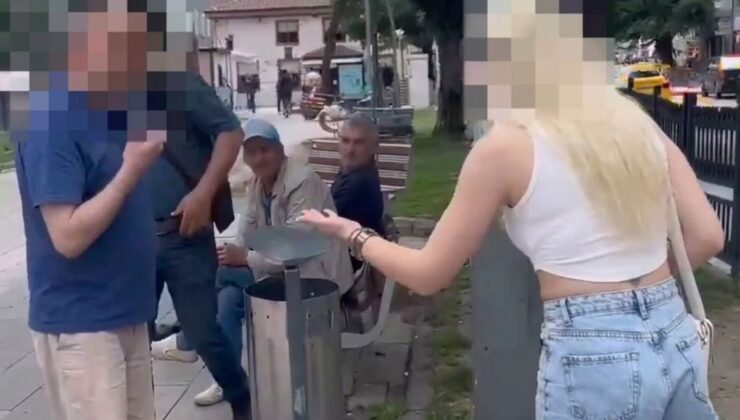 Yaşlı adam, genç kızın kıyafetine laf edince ortalık karıştı