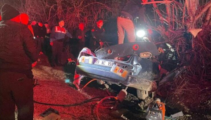 Yol kenarındaki ağaca çarptı: 2 ölü!