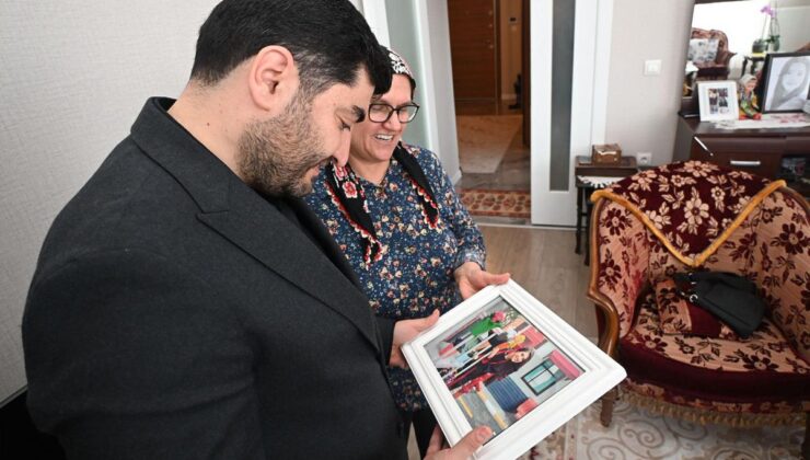 AK Parti Etimesgut İlçe Başkanı Yasin Şankazan’dan şehit öğretmen Aybüke Yalçın’ın annesine ziyaret