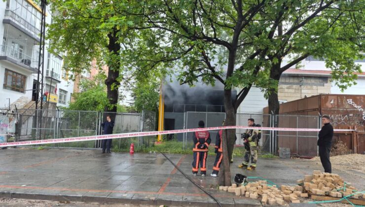 Ankara’da trafoda korkutan yangın! Alevler mahalleyi sardı