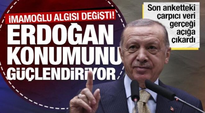 Anketlerde ciddi düşüş: İmamoğlu oy kaybediyor, Erdoğan ‘güçlü lider’ konumunda